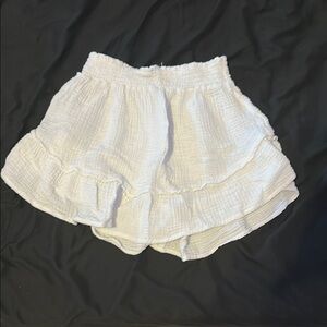 Wild Fable White Ruffle Skort